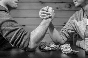 Arm Wrestling with Creditor